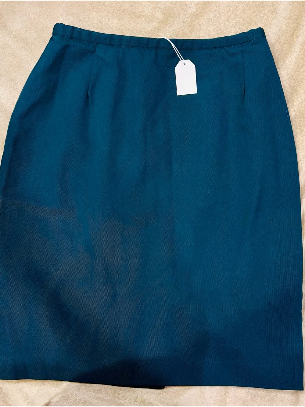 Y2K Classic Teal Pencil Skirt - Women